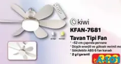 KİWİ KFAN-7681 TAVAN TİPİ FAN VANTİLATÖR fiyat ve kampanya bilgisi